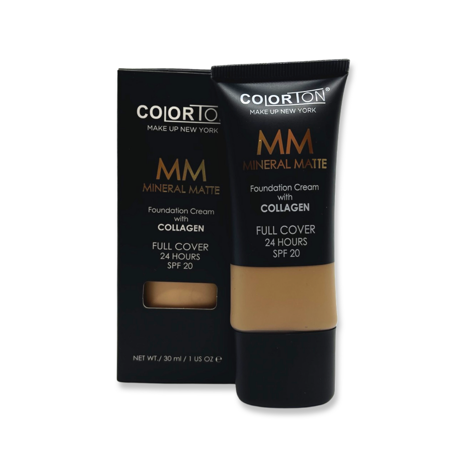 Maquillaje líquido mineral mate con colágeno - Colorton